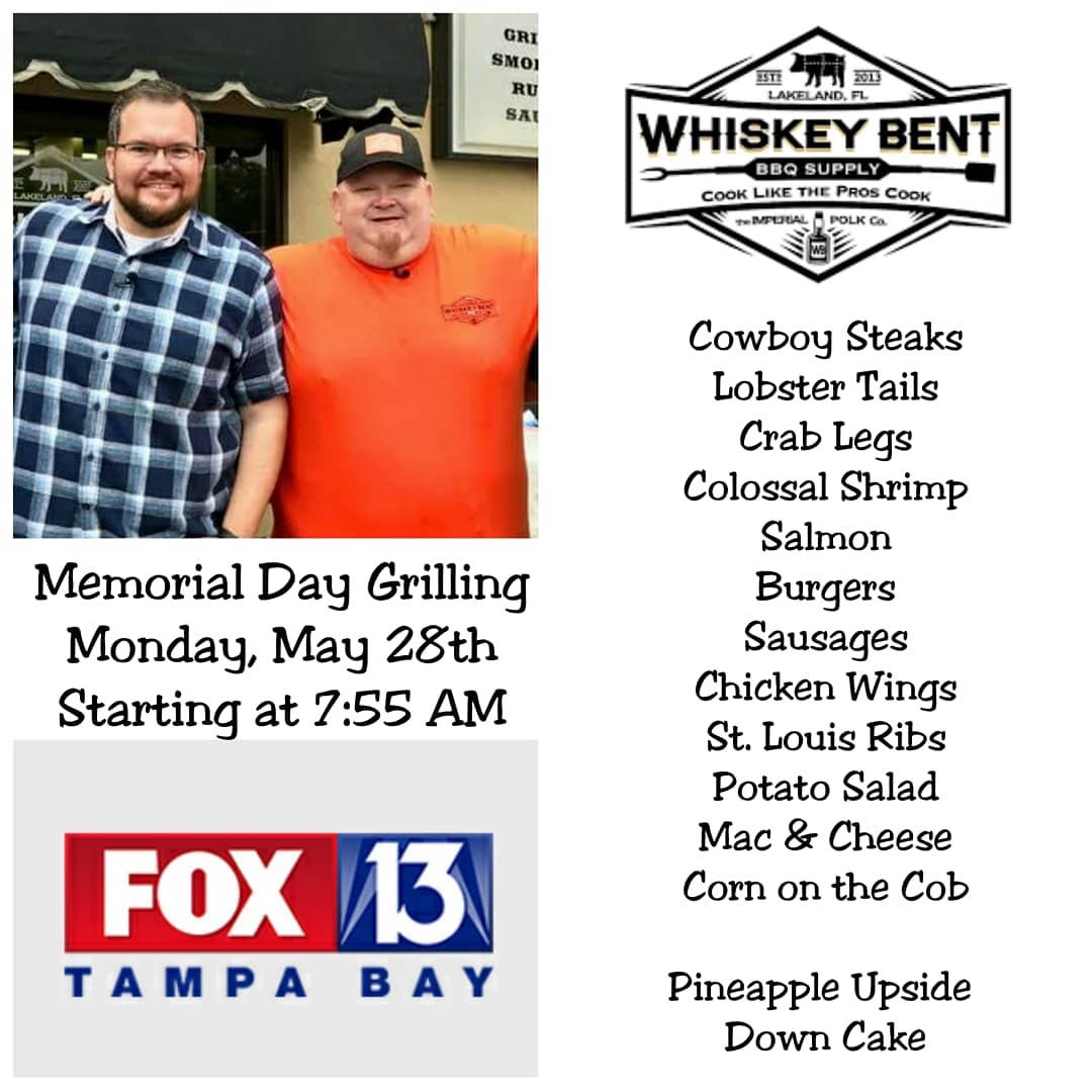 Memorial Day Appearance on Fox 13 Tampa with Charley Belcher