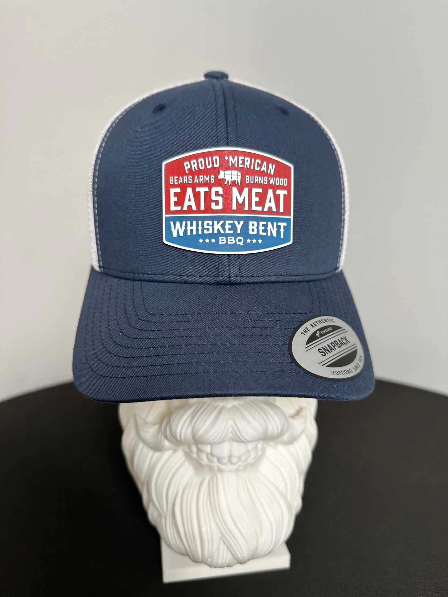 Whiskey Bent BBQ "Proud 'Merican" Snapback Hat