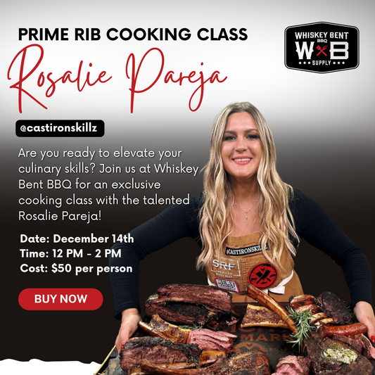 🍽️ Prime Rib Cooking Class with Rosalie Pareja – December 14th! 🔥