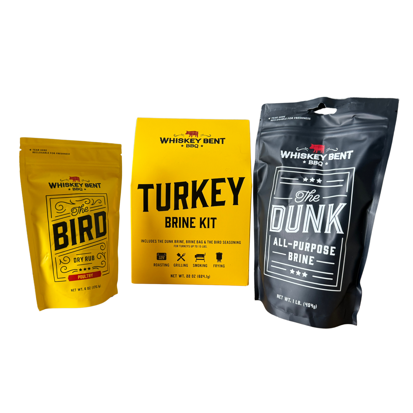 Whiskey Bent BBQ Turkey Brine and Seasoning Kit