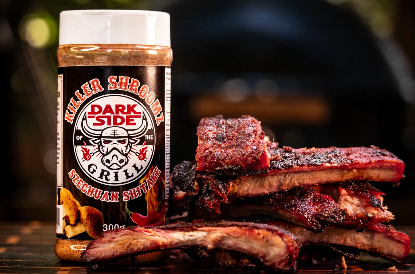 Killer Shroom Szechuan Shitake Spice Rub by Darkside of the Grill